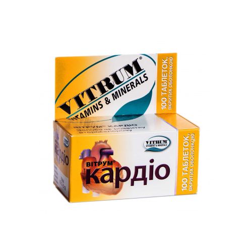 Витрум кардио таблетки №100 в городе Ирпень : цены, характеристики. - фото №1 Витрум кардио таблетки №100 в городе Ирпень : цены, характеристики.