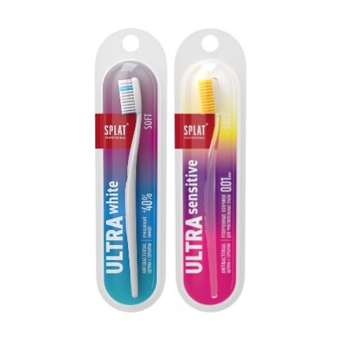 Промо-набір Зубна щітка Splat Ultra White м'яка + Зубна щітка Splat Ultra Sensitive м'яка в місті Богородчани : ціни, характеристика.  - фото №1 Промо-набір Зубна щітка Splat Ultra White м'яка + Зубна щітка Splat Ultra Sensitive м'яка в місті Богородчани : ціни, характеристика.