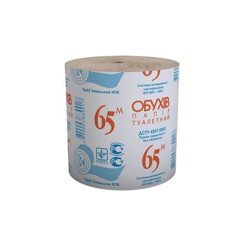 Туалетний папір Обухів 65 м в місті Канів : ціни, характеристика.  - фото №1 Туалетний папір Обухів 65 м в місті Канів : ціни, характеристика.