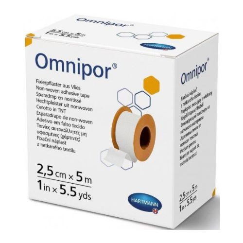 Лейкопластир Омніпор катушка 2,5 см х 500 см в місті Рахів : ціни, характеристика.  - фото №1 Лейкопластир Омніпор катушка 2,5 см х 500 см в місті Рахів : ціни, характеристика.