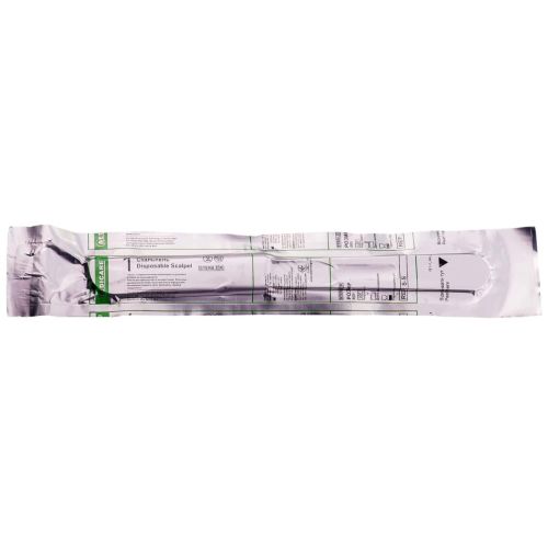 Скальпель хирургический Medicare размер 20 стерильный №1 купить - фото №1 Скальпель хирургический Medicare размер 20 стерильный №1 купить