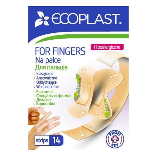 Набір пластирів медичних для пальців EcoPlast №14 в місті Рахів : ціни, характеристика.  - фото №1 Набір пластирів медичних для пальців EcoPlast №14 в місті Рахів : ціни, характеристика.
