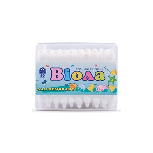 Палочки ватные Виола для новорожденных №50 в городе Глобино : цены, характеристики.  - фото №1 Палочки ватные Виола для новорожденных №50 в городе Глобино : цены, характеристики.