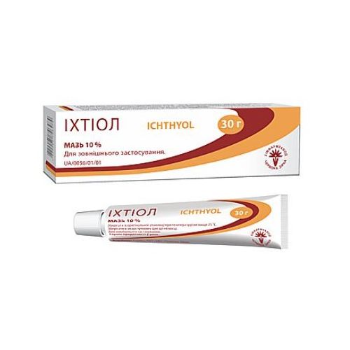 Ихтиол 10% мазь туба 30 г в городе Рахов : цены, характеристики.  - фото №1 Ихтиол 10% мазь туба 30 г в городе Рахов : цены, характеристики.
