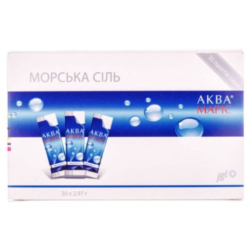 Аква Марис Морская соль саше №30 в городе Глобино : цены, характеристики.  - фото №1 Аква Марис Морская соль саше №30 в городе Глобино : цены, характеристики.