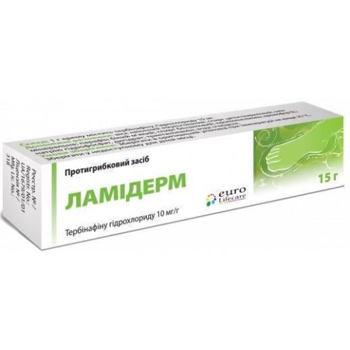Ламідерм крем 15 г в місті Крюківщина : ціни, характеристика.  - фото №1 Ламідерм крем 15 г в місті Крюківщина : ціни, характеристика.