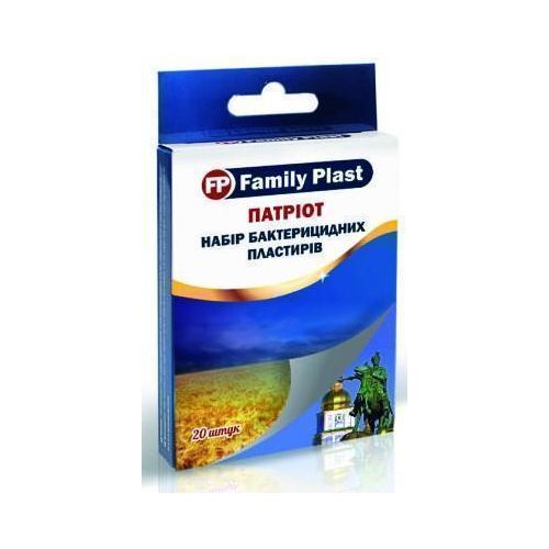 Набір пластирів медичних Family Plast Патріот №15 в Україні - фото №1 Набір пластирів медичних Family Plast Патріот №15 в Україні