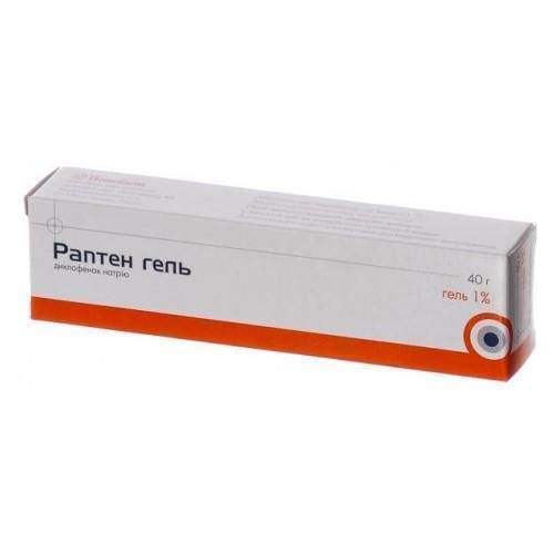 Раптен 1% гель туба 40 г в місті Крюківщина : ціни, характеристика.  - фото №1 Раптен 1% гель туба 40 г в місті Крюківщина : ціни, характеристика.