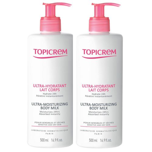 Набор Topicrem Дуо Эмульсия ультраувлажняющая 2* 500 мл в городе Софиевка : цены, характеристики.  - фото №1 Набор Topicrem Дуо Эмульсия ультраувлажняющая 2* 500 мл в городе Софиевка : цены, характеристики.