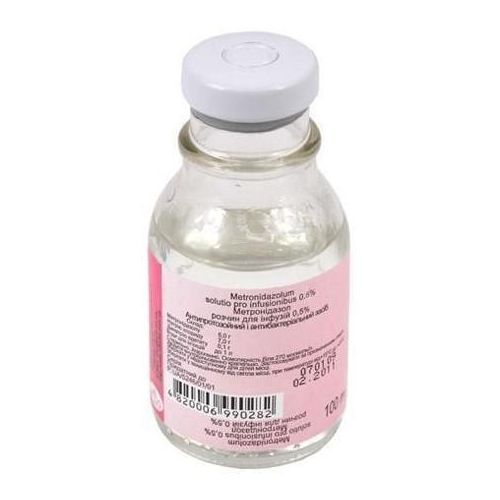 Метронідазол 0,5% 100 мл в місті Харків : ціни, характеристика.  - фото №1 Метронідазол 0,5% 100 мл в місті Харків : ціни, характеристика.