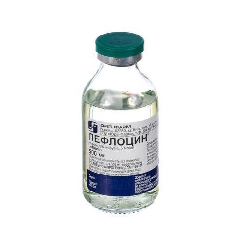 Лефлоцин 0,5% розчин для інфузій 100 мл  в місті Харків : ціни, характеристика.  - фото №1 Лефлоцин 0,5% розчин для інфузій 100 мл  в місті Харків : ціни, характеристика.