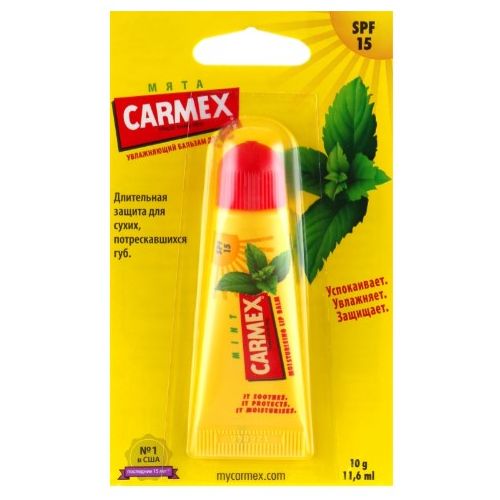 Бальзам Carmex (Кармекс) для губ зі смаком м'яти туба 10 г в місті Первомайськ : ціни, характеристика.  - фото №1 Бальзам Carmex (Кармекс) для губ зі смаком м'яти туба 10 г в місті Первомайськ : ціни, характеристика.