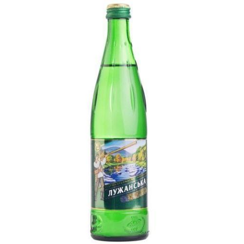 Минеральная вода Лужанская 0,5 л (стекло) в городе Глобино : цены, характеристики.  - фото №1 Минеральная вода Лужанская 0,5 л (стекло) в городе Глобино : цены, характеристики.