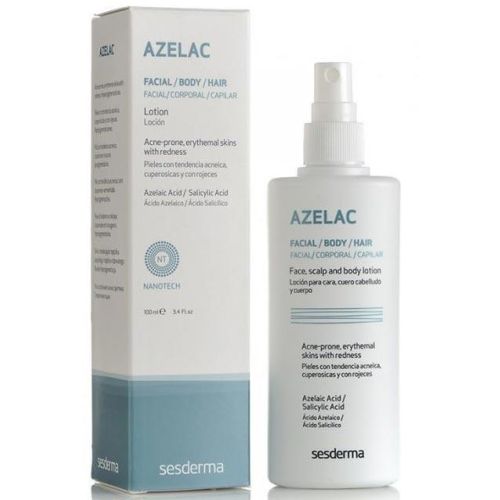 Лосьон Sesderma Azelac для проблемной склонной к акне кожи лица и тела 100 мл в городе Перещепино : цены, характеристики.  - фото №1 Лосьон Sesderma Azelac для проблемной склонной к акне кожи лица и тела 100 мл в городе Перещепино : цены, характеристики.