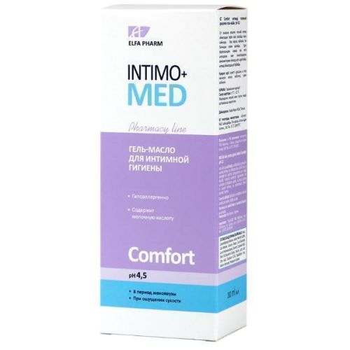 Гель-масло Intimo+med Comfort для інтимної гігієни 200 мл в місті Софіївка : ціни, характеристика.  - фото №1 Гель-масло Intimo+med Comfort для інтимної гігієни 200 мл в місті Софіївка : ціни, характеристика.