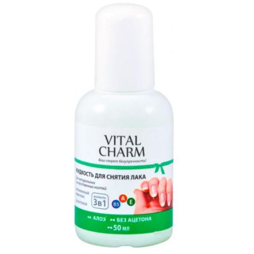Засіб для зняття лаку Vital Charm Алоє 50 мл в інтернет-аптеці - фото №1 Засіб для зняття лаку Vital Charm Алоє 50 мл в інтернет-аптеці
