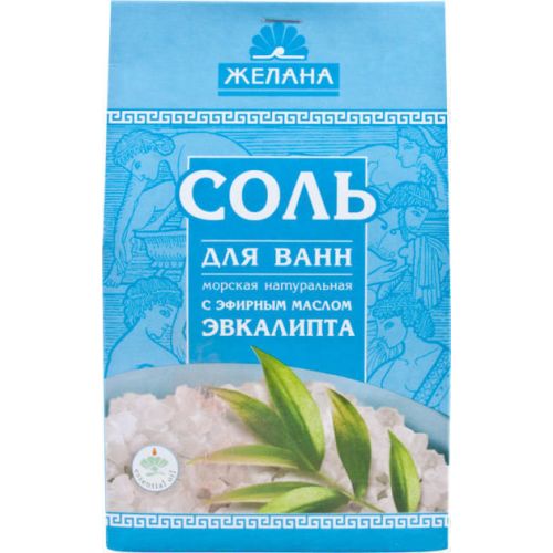 Сіль Желана Евкаліпт для ванни 500 г купити - фото №1 Сіль Желана Евкаліпт для ванни 500 г купити