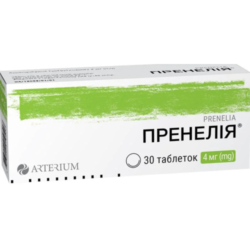 Пренелія 4 мг таблетки №30  в місті Богородчани : ціни, характеристика.  - фото №1 Пренелія 4 мг таблетки №30  в місті Богородчани : ціни, характеристика.