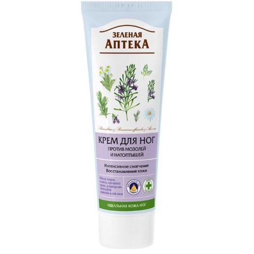 Крем для ніг Зелена Аптека від мозолів і натоптишей 75 мл в місті Глобине : ціни, характеристика.  - фото №1 Крем для ніг Зелена Аптека від мозолів і натоптишей 75 мл в місті Глобине : ціни, характеристика.