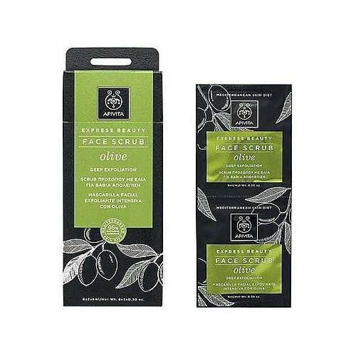 Скраб Apivita (Апівіта) Express Beauty інтенсивне відлущування з оливою 2х8 мл в місті Перещепине : ціни, характеристика.  - фото №1 Скраб Apivita (Апівіта) Express Beauty інтенсивне відлущування з оливою 2х8 мл в місті Перещепине : ціни, характеристика.