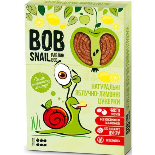 Цукерки Bob Snail (Равлик Боб) яблуко-лимон 60 г в місті Одеса : ціни, характеристика.  - фото №1 Цукерки Bob Snail (Равлик Боб) яблуко-лимон 60 г в місті Одеса : ціни, характеристика.