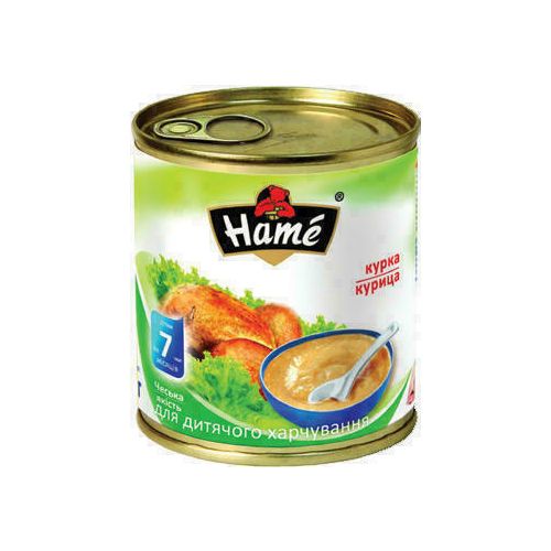 Пюре Hame курка (з 7 місяців) 100 г в Україні - фото №1 Пюре Hame курка (з 7 місяців) 100 г в Україні