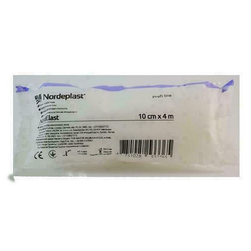 Бинт НордЕласт фіксуючий еластичний 10 см х 4 м в місті Глобине : ціни, характеристика.  - фото №1 Бинт НордЕласт фіксуючий еластичний 10 см х 4 м в місті Глобине : ціни, характеристика.