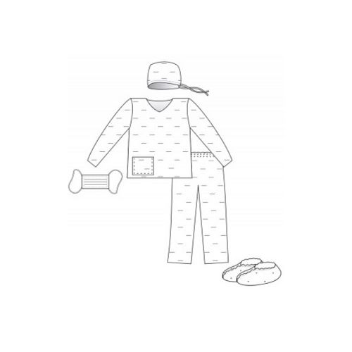 Комплект одежды акушерский для партнерских родов стерильный №2  в городе Канев : цены, характеристики.  - фото №1 Комплект одежды акушерский для партнерских родов стерильный №2  в городе Канев : цены, характеристики.