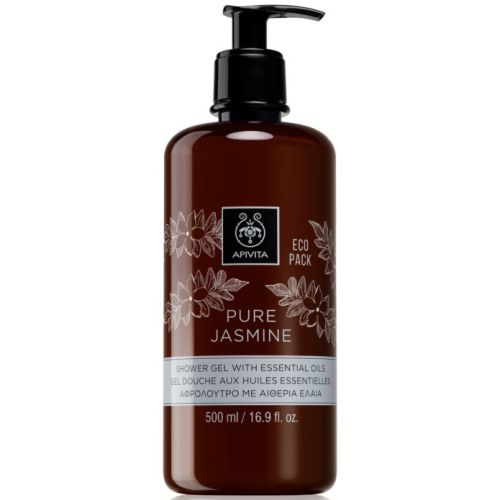 Гель для душа Apivita (Апівіта) Чистий Жасмин з ефірними маслами 500 мл в місті Чернігів : ціни, характеристика.  - фото №1 Гель для душа Apivita (Апівіта) Чистий Жасмин з ефірними маслами 500 мл в місті Чернігів : ціни, характеристика.
