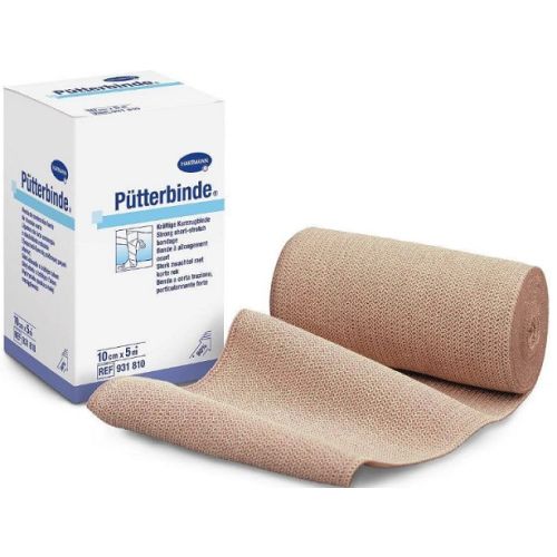 Бинт эластичный медицинский Puttebinde средней растяжимости, 5 м x 10 см в городе Рахов : цены, характеристики.  - фото №1 Бинт эластичный медицинский Puttebinde средней растяжимости, 5 м x 10 см в городе Рахов : цены, характеристики.