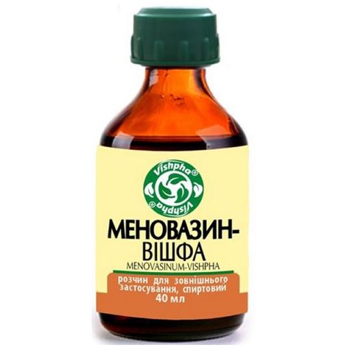 Меновазин-Вишфа раствор спиртовой 40 мл в городе Софиевка : цены, характеристики.  - фото №1 Меновазин-Вишфа раствор спиртовой 40 мл в городе Софиевка : цены, характеристики.