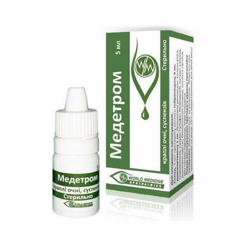 Медетром краплі очні 5 мл  в місті Вінниця : ціни, характеристика.  - фото №1 Медетром краплі очні 5 мл  в місті Вінниця : ціни, характеристика.