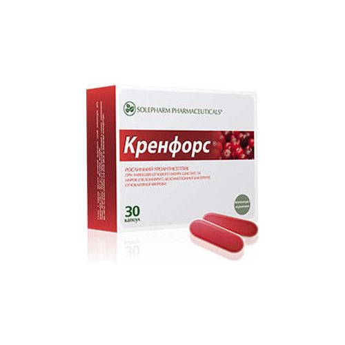 Кренфорс 365 мг капсулы №30 в интернет-аптеке - фото №1 Кренфорс 365 мг капсулы №30 в интернет-аптеке