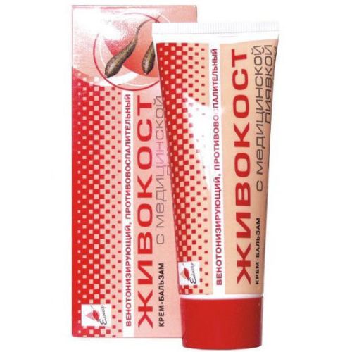 Крем Живокост з медичною п'явкою 75 мл в місті Перещепине : ціни, характеристика.  - фото №1 Крем Живокост з медичною п'явкою 75 мл в місті Перещепине : ціни, характеристика.