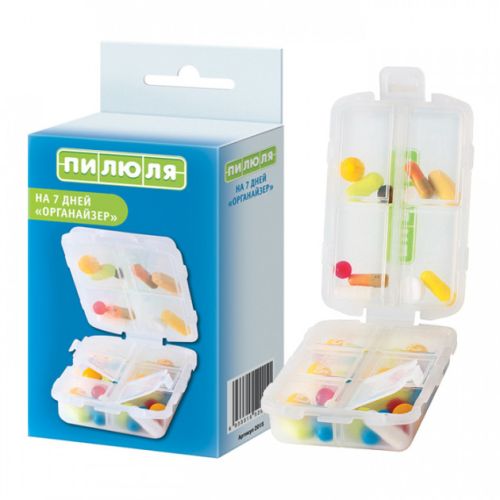 Органайзер Пилюля на 7 дней (таблетниця-органайзер) в городе Канев : цены, характеристики.  - фото №1 Органайзер Пилюля на 7 дней (таблетниця-органайзер) в городе Канев : цены, характеристики.