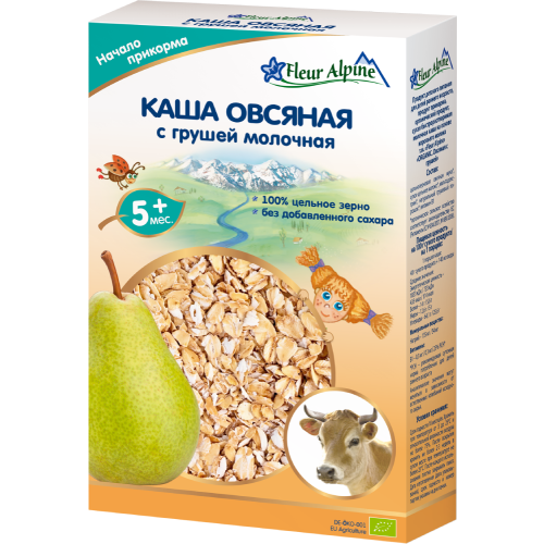 Каша Fleur Alpine вівсяна з грушею молочна, 200 г в місті Глобине : ціни, характеристика.  - фото №1 Каша Fleur Alpine вівсяна з грушею молочна, 200 г в місті Глобине : ціни, характеристика.