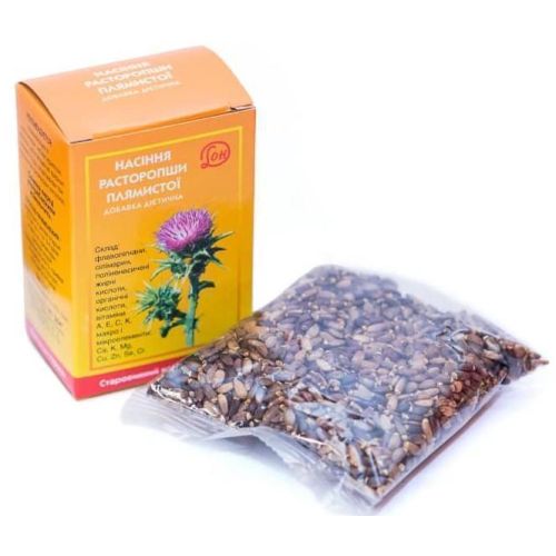 Розторопші плямистої насіння 100 г в місті Перещепине : ціни, характеристика.  - фото №1 Розторопші плямистої насіння 100 г в місті Перещепине : ціни, характеристика.