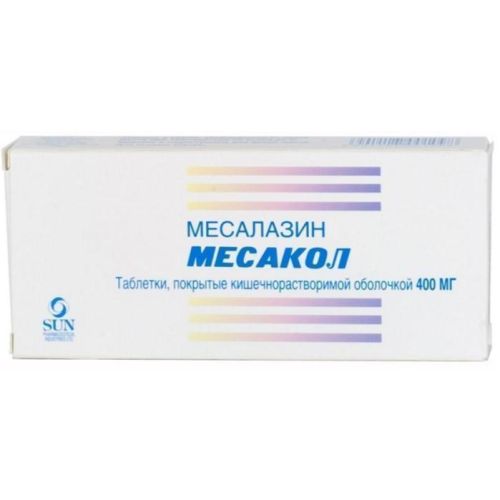 Месакол 400 мг таблетки №50   в місті Березань : ціни, характеристика.  - фото №1 Месакол 400 мг таблетки №50   в місті Березань : ціни, характеристика.