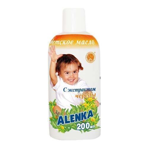Масло Аленка детское с экстрактом череды 200 мл в городе Емильчино : цены, характеристики. - фото №1 Масло Аленка детское с экстрактом череды 200 мл в городе Емильчино : цены, характеристики.