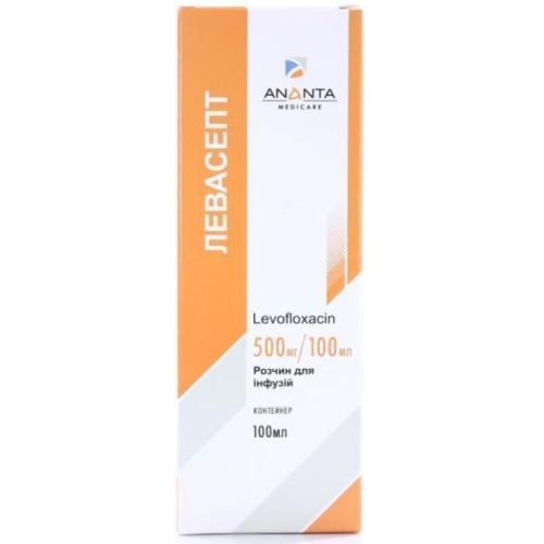 Левасепт 500 мг/100 мл розчин для ін'єкцій 100 мл в місті Харків : ціни, характеристика.  - фото №1 Левасепт 500 мг/100 мл розчин для ін'єкцій 100 мл в місті Харків : ціни, характеристика.