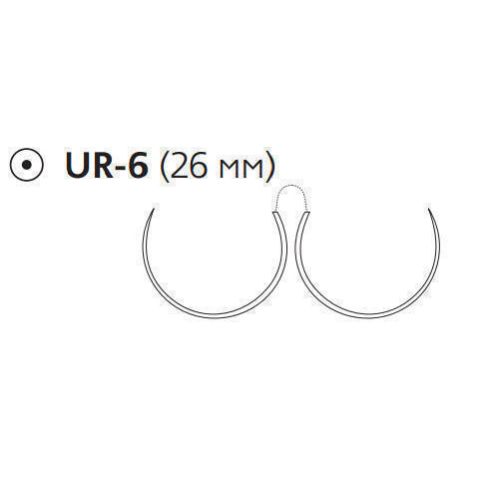 Вікрил ПЛЮС 2-0 колюча голка 26 мм 70 см купити - фото №1 Вікрил ПЛЮС 2-0 колюча голка 26 мм 70 см купити