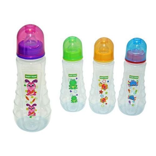 Пляшечка Baby Team для годування з силіконовою соскою 1412 250 мл  в місті Глобине : ціни, характеристика.  - фото №1 Пляшечка Baby Team для годування з силіконовою соскою 1412 250 мл  в місті Глобине : ціни, характеристика.