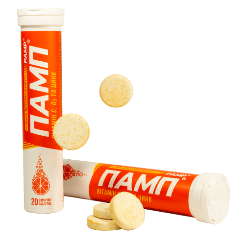 Памп таблетки шипучі №20 в інтернет-аптеці - фото №1 Памп таблетки шипучі №20 в інтернет-аптеці