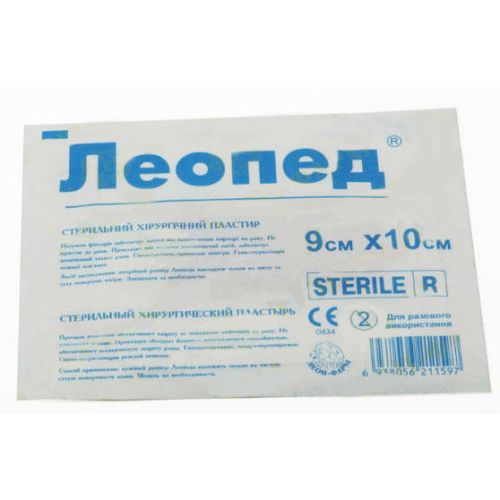 Лейкопластир Леопед прозорий 9 см*10 см №1 в аптеці - фото №1 Лейкопластир Леопед прозорий 9 см*10 см №1 в аптеці
