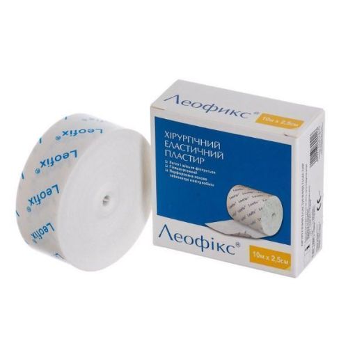 Лейкопластырь Леофикс 2,5 см*10 м №1 в городе Вишневое : цены, характеристики. - фото №1 Лейкопластырь Леофикс 2,5 см*10 м №1 в городе Вишневое : цены, характеристики.
