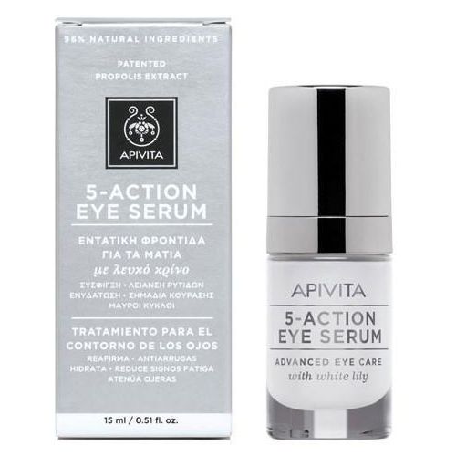 Сыворотка Apivita (Апивита) Белая Лилия 5 в 1 для контура вокруг глаз 15 мл в городе Харьков : цены, характеристики.  - фото №1 Сыворотка Apivita (Апивита) Белая Лилия 5 в 1 для контура вокруг глаз 15 мл в городе Харьков : цены, характеристики.