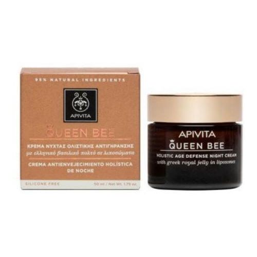 Крем Apivita (Апівіта) Queen Bee нічний з маточним молочком в ліпосомах 50 мл в місті Хмельницький : ціни, характеристика.  - фото №1 Крем Apivita (Апівіта) Queen Bee нічний з маточним молочком в ліпосомах 50 мл в місті Хмельницький : ціни, характеристика.