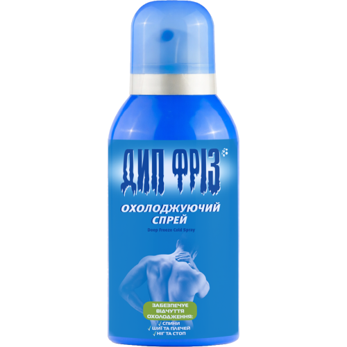 Дип Фріз спрей охолоджуючий 150 мл в місті Тернопіль : ціни, характеристика. - фото №1 Дип Фріз спрей охолоджуючий 150 мл в місті Тернопіль : ціни, характеристика.