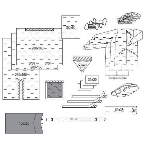 Комплект одежды и покрытий операционный для ортопедии (бедренный) 3/Б в городе Канев : цены, характеристики.  - фото №1 Комплект одежды и покрытий операционный для ортопедии (бедренный) 3/Б в городе Канев : цены, характеристики.