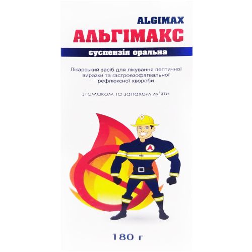 Альгімакс суспензія оральна флакон 180 г в місті Вінниця : ціни, характеристика.  - фото №1 Альгімакс суспензія оральна флакон 180 г в місті Вінниця : ціни, характеристика.